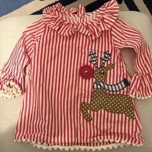 Adorable mud pie Christmas dress, size 6-9 months